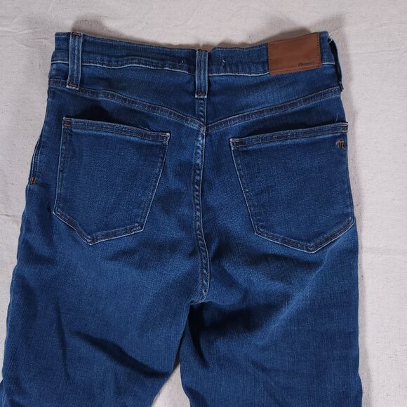 Madewell Skinny Jeans Womens 28 Blue Mid Rise Denim Classic Casual Core - Picture 14 of 15